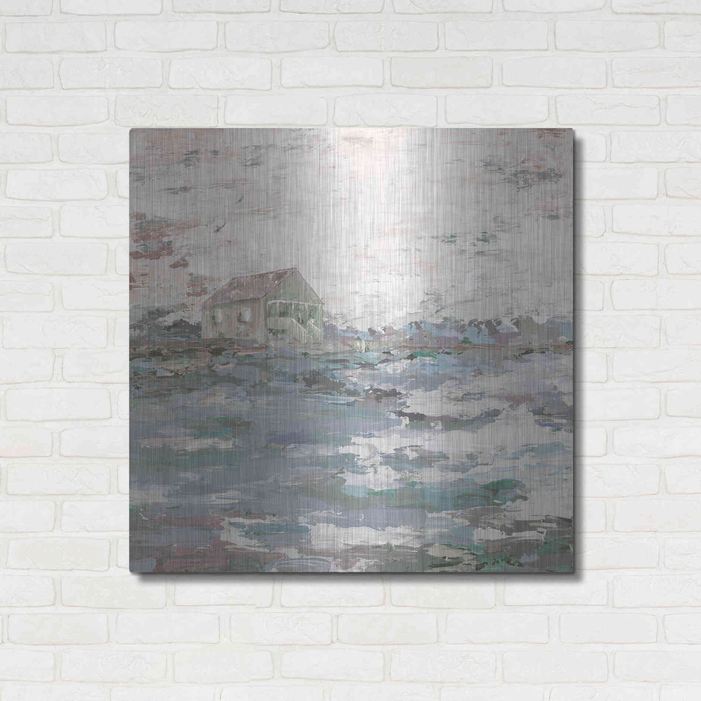 Luxe Metal Art 'Home on the Range' by Kamdon Kreations, Metal Wall Art,36x36