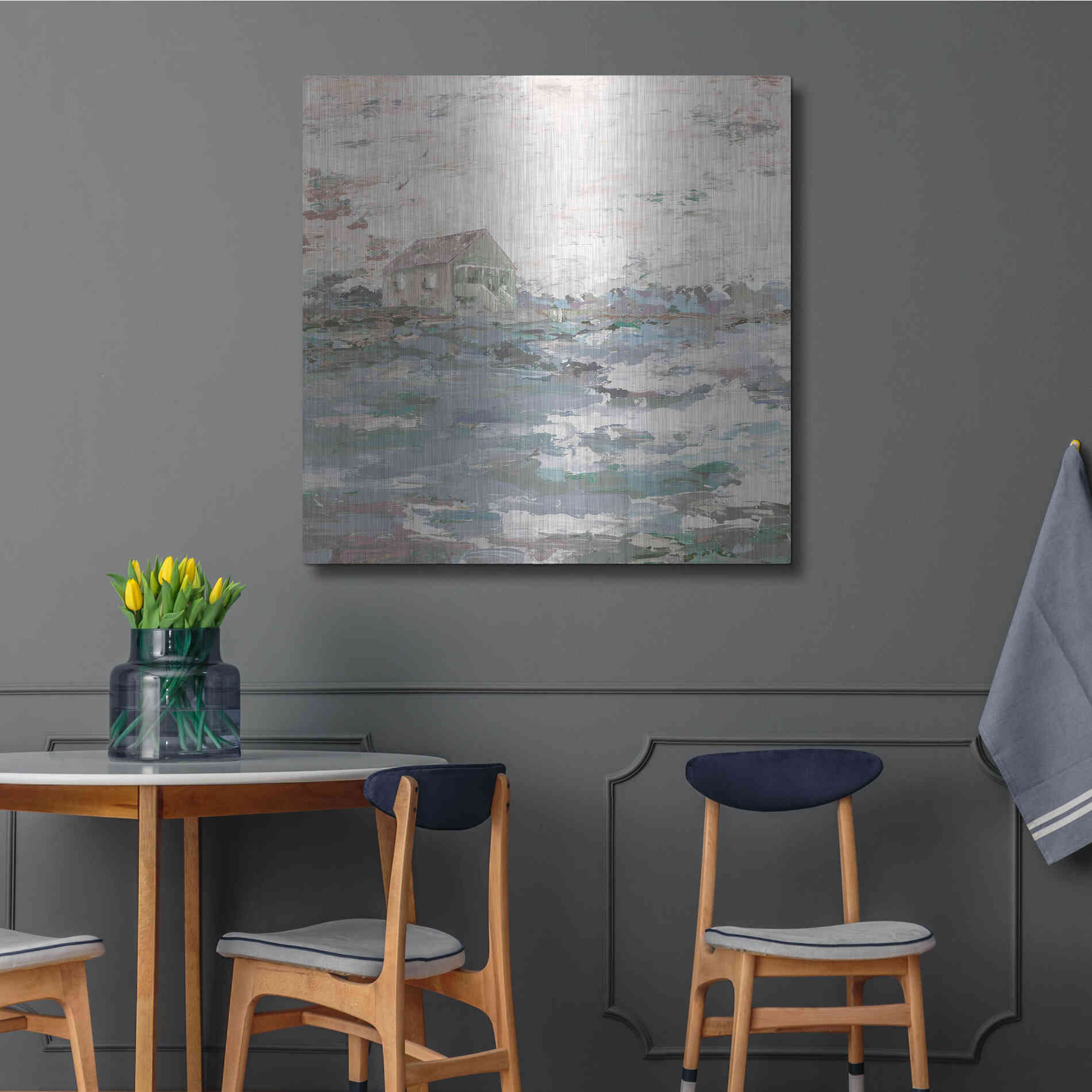 Luxe Metal Art 'Home on the Range' by Kamdon Kreations, Metal Wall Art,36x36