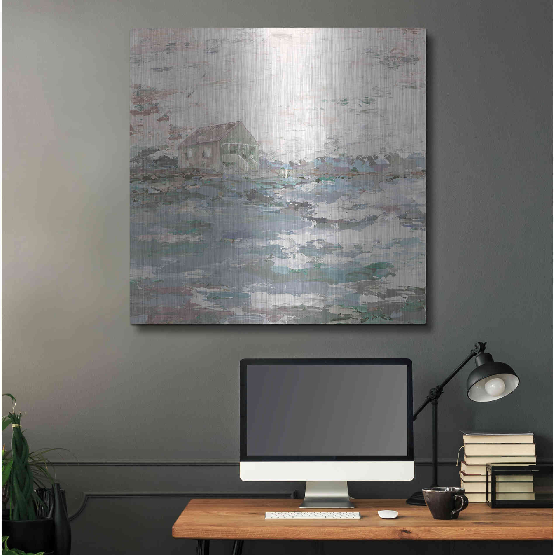 Luxe Metal Art 'Home on the Range' by Kamdon Kreations, Metal Wall Art,36x36