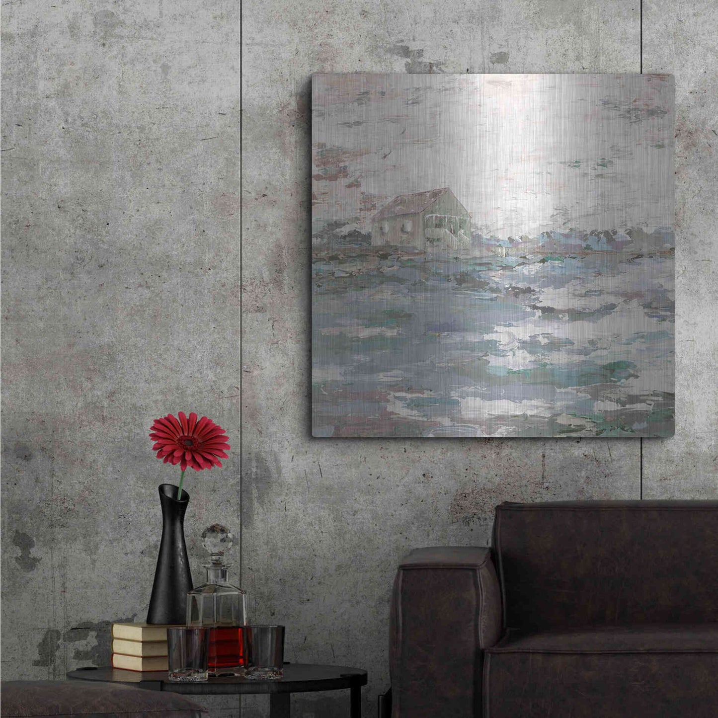 Luxe Metal Art 'Home on the Range' by Kamdon Kreations, Metal Wall Art,36x36