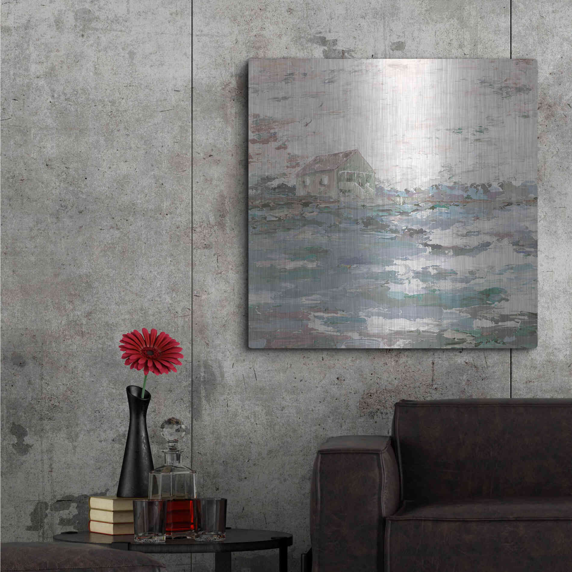 Luxe Metal Art 'Home on the Range' by Kamdon Kreations, Metal Wall Art,36x36