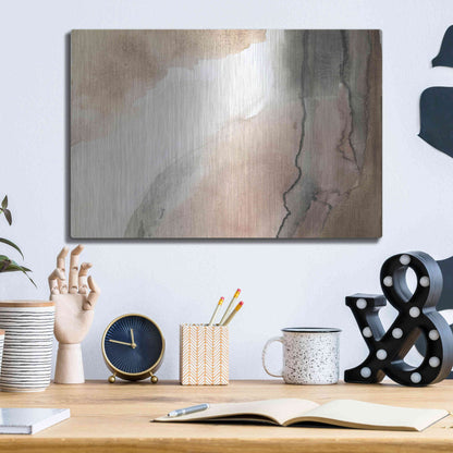 Luxe Metal Art 'Split' by Kamdon Kreations, Metal Wall Art,16x12