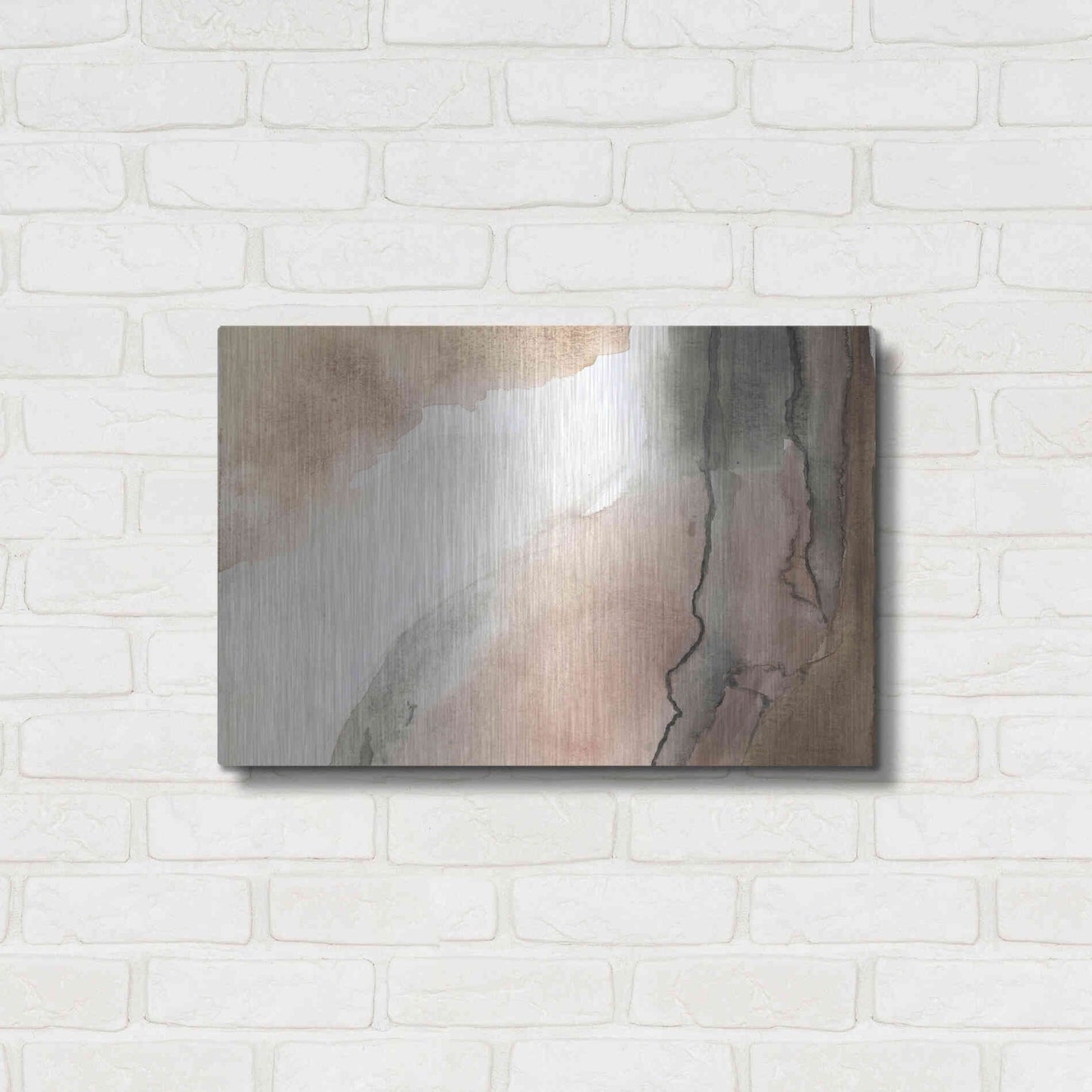Luxe Metal Art 'Split' by Kamdon Kreations, Metal Wall Art,24x16