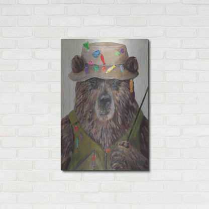 Luxe Metal Art 'Bear-ly a Bite' by Kamdon Kreations, Metal Wall Art,24x36