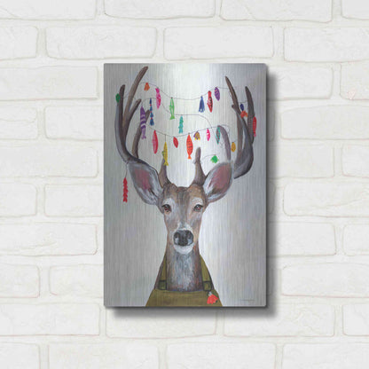 Luxe Metal Art 'My Dear You Look A-Lure-ing' by Kamdon Kreations, Metal Wall Art,12x16