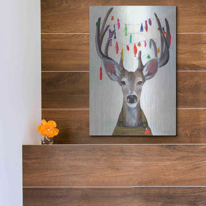 Luxe Metal Art 'My Dear You Look A-Lure-ing' by Kamdon Kreations, Metal Wall Art,12x16