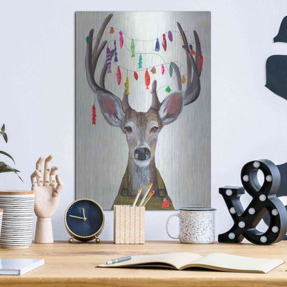 Luxe Metal Art 'My Dear You Look A-Lure-ing' by Kamdon Kreations, Metal Wall Art,12x16