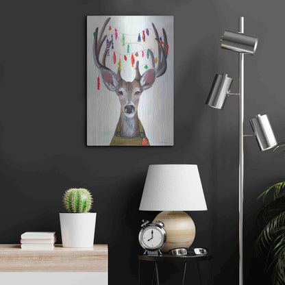 Luxe Metal Art 'My Dear You Look A-Lure-ing' by Kamdon Kreations, Metal Wall Art,16x24