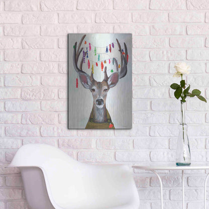 Luxe Metal Art 'My Dear You Look A-Lure-ing' by Kamdon Kreations, Metal Wall Art,16x24