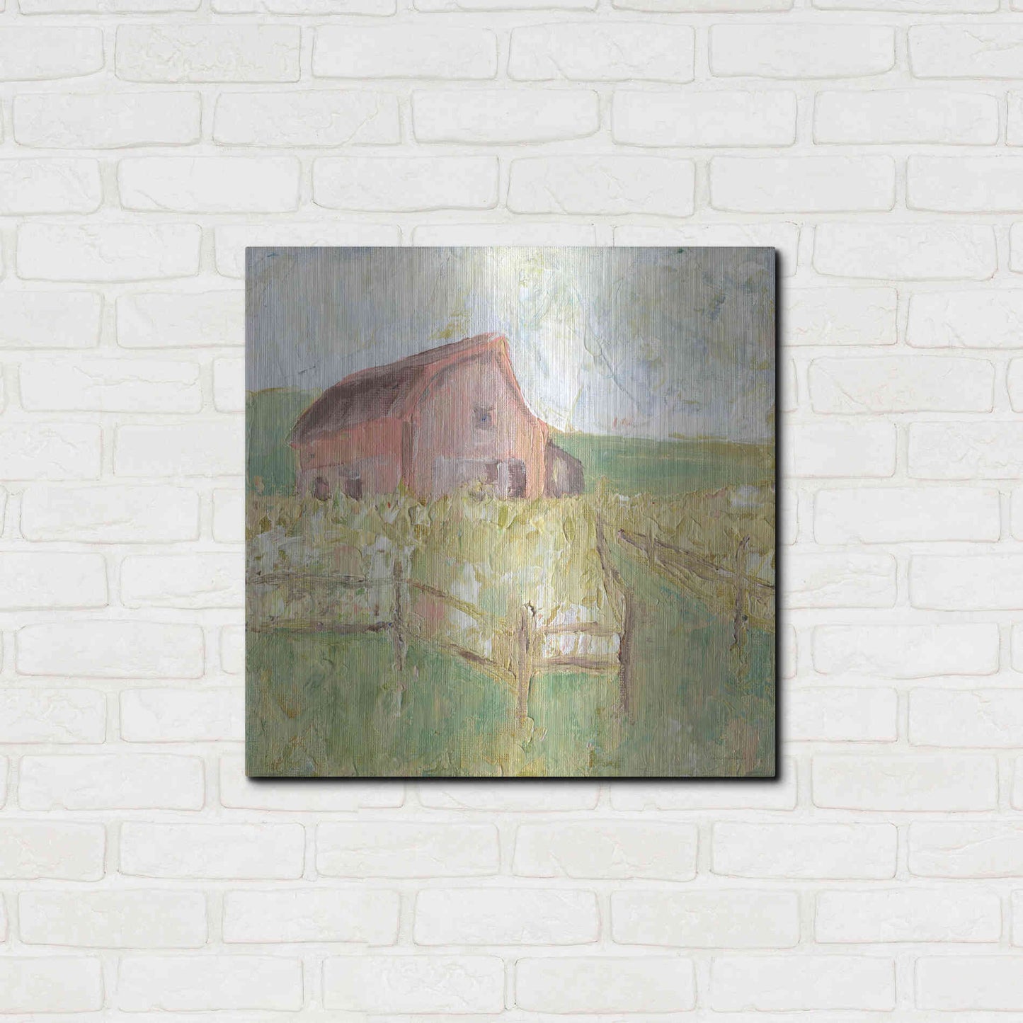 Luxe Metal Art 'Sweet Georgia' by Kamdon Kreations, Metal Wall Art,24x24