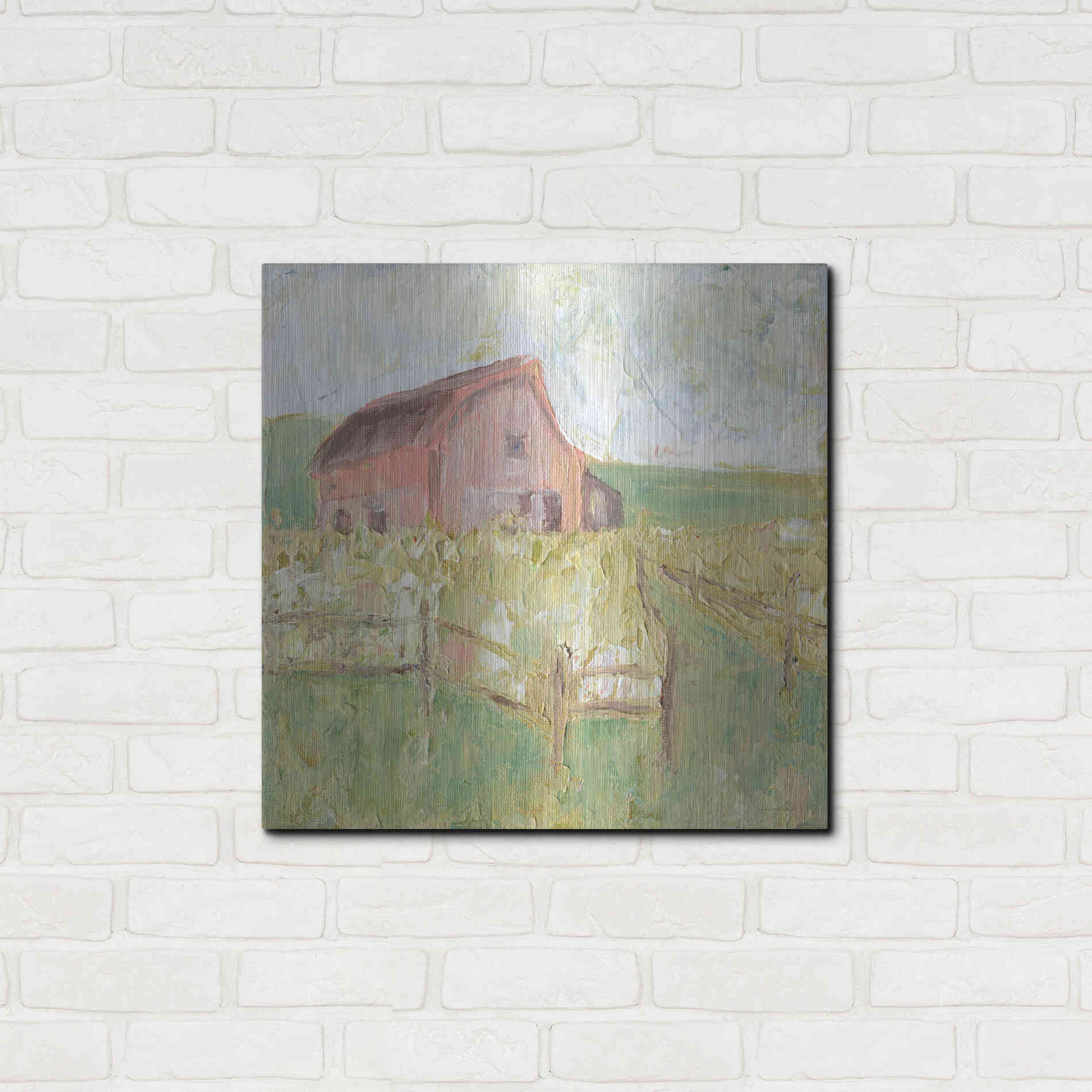 Luxe Metal Art 'Sweet Georgia' by Kamdon Kreations, Metal Wall Art,24x24