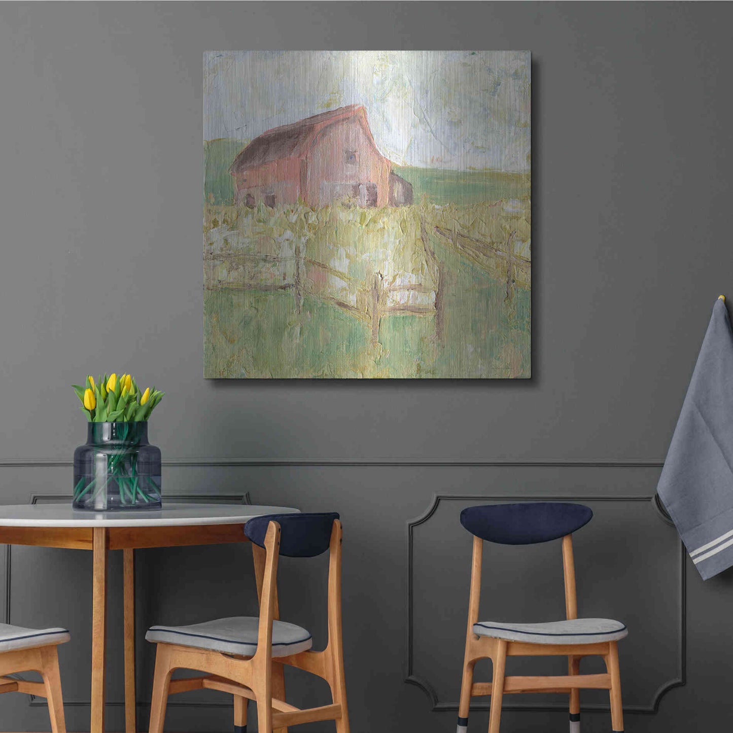 Luxe Metal Art 'Sweet Georgia' by Kamdon Kreations, Metal Wall Art,36x36