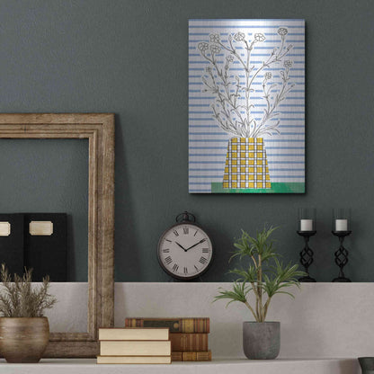Luxe Metal Art 'Patch of Grass' by Kamdon Kreations, Metal Wall Art,12x16