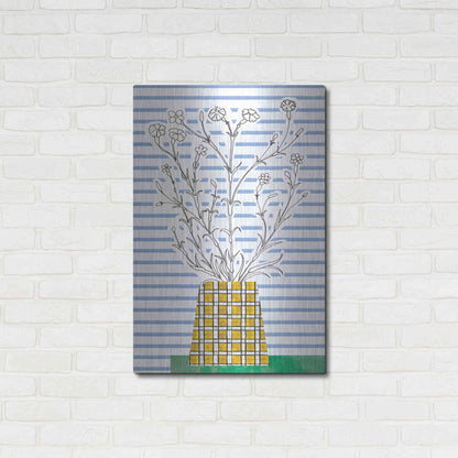 Luxe Metal Art 'Patch of Grass' by Kamdon Kreations, Metal Wall Art,24x36