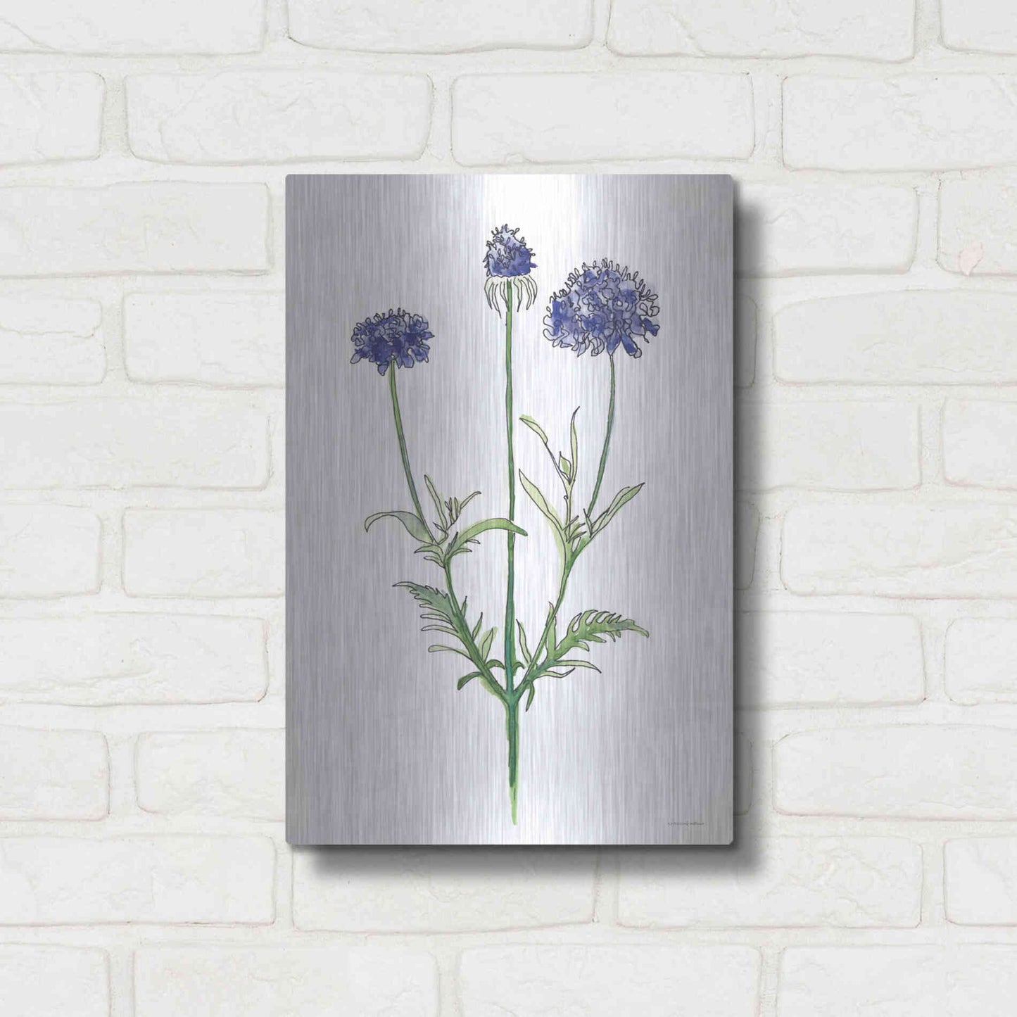 Luxe Metal Art 'Sisters in a Row' by Kamdon Kreations, Metal Wall Art,12x16