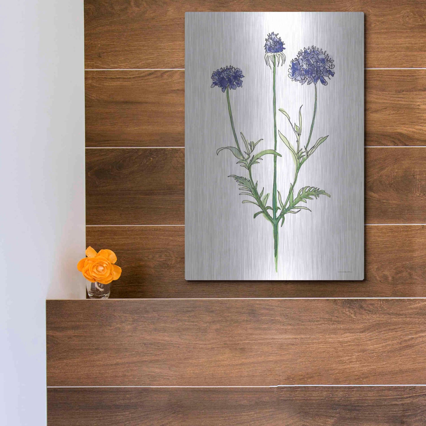Luxe Metal Art 'Sisters in a Row' by Kamdon Kreations, Metal Wall Art,12x16