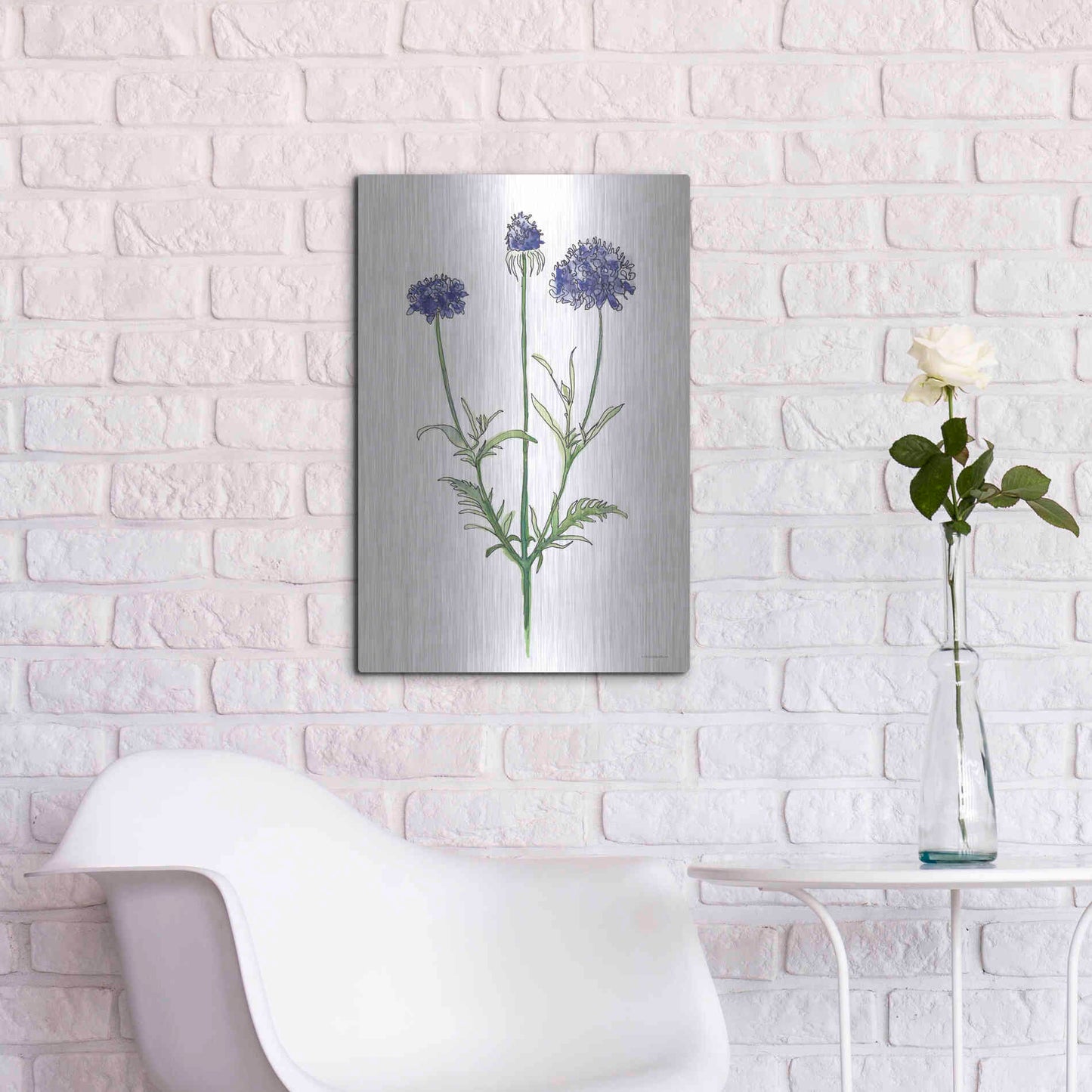 Luxe Metal Art 'Sisters in a Row' by Kamdon Kreations, Metal Wall Art,16x24