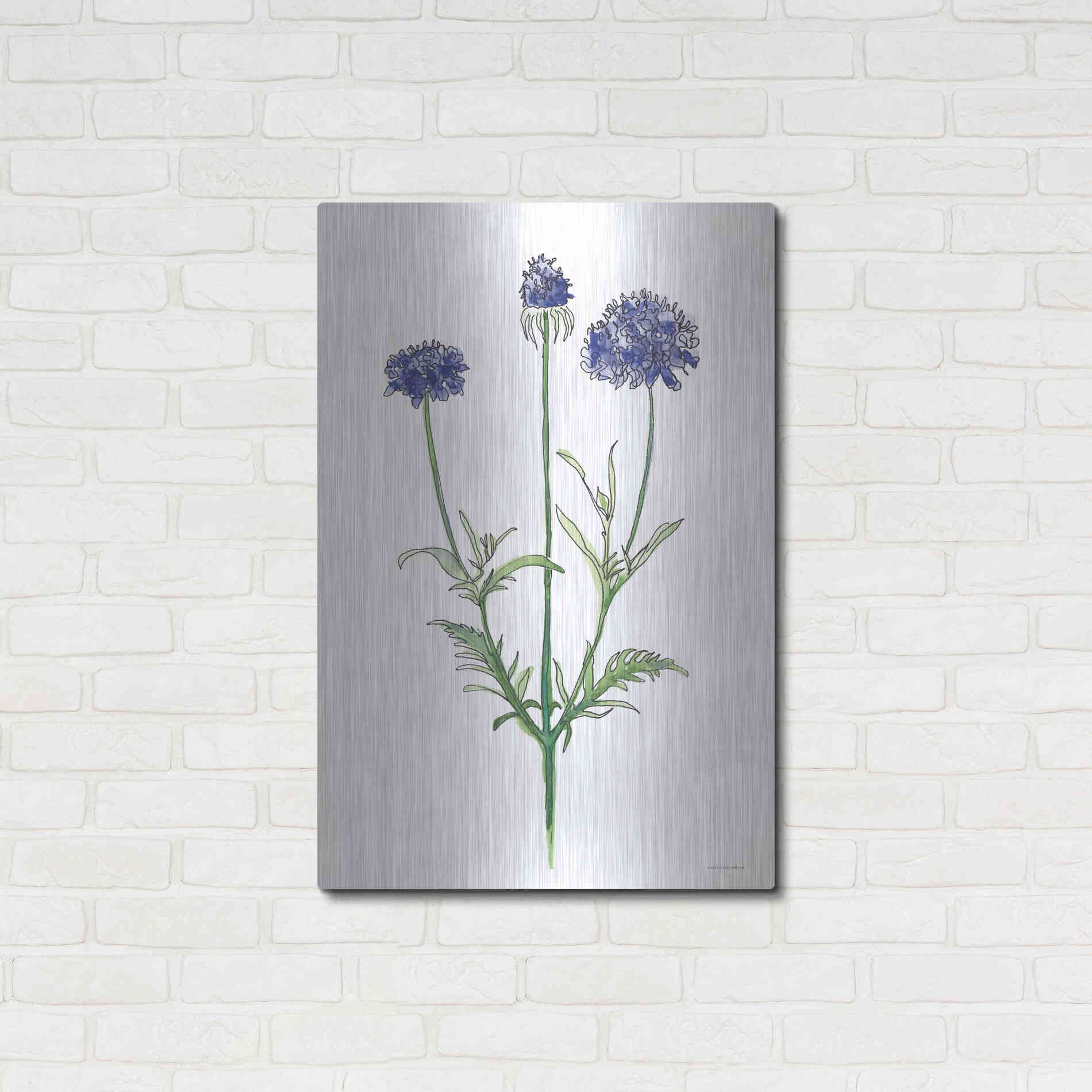 Luxe Metal Art 'Sisters in a Row' by Kamdon Kreations, Metal Wall Art,24x36