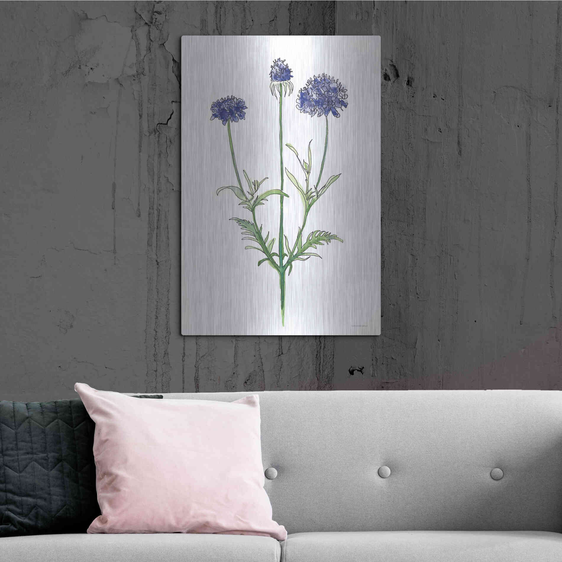 Luxe Metal Art 'Sisters in a Row' by Kamdon Kreations, Metal Wall Art,24x36