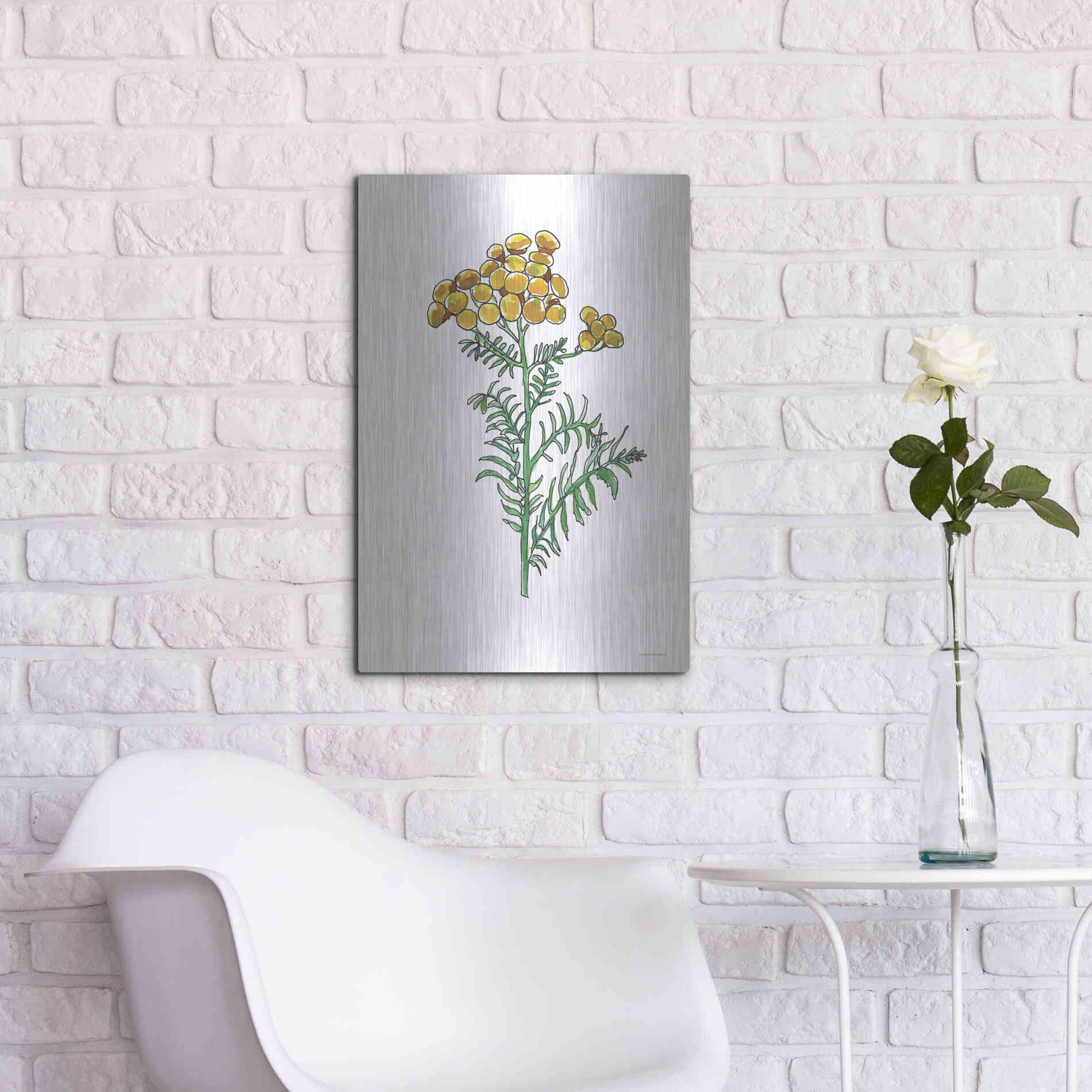 Luxe Metal Art 'Odd Ball' by Kamdon Kreations, Metal Wall Art,16x24