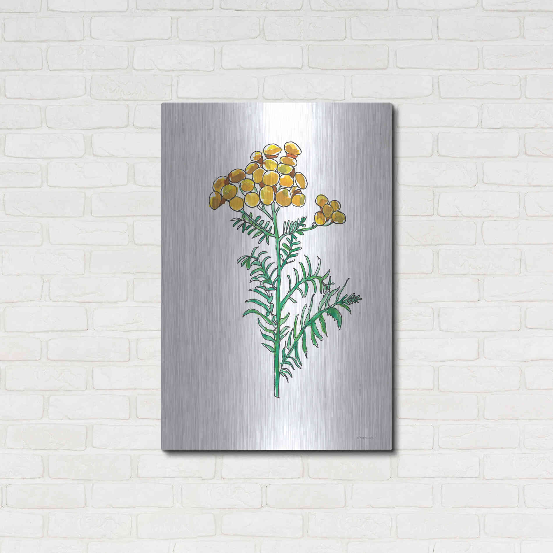Luxe Metal Art 'Odd Ball' by Kamdon Kreations, Metal Wall Art,24x36