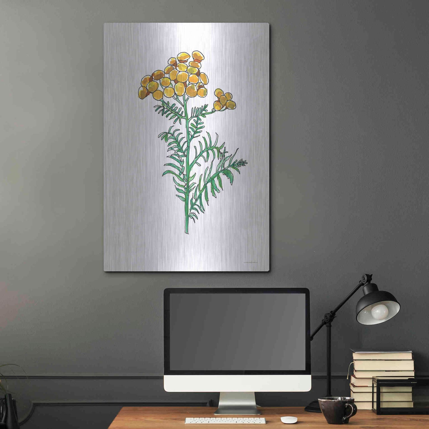 Luxe Metal Art 'Odd Ball' by Kamdon Kreations, Metal Wall Art,24x36