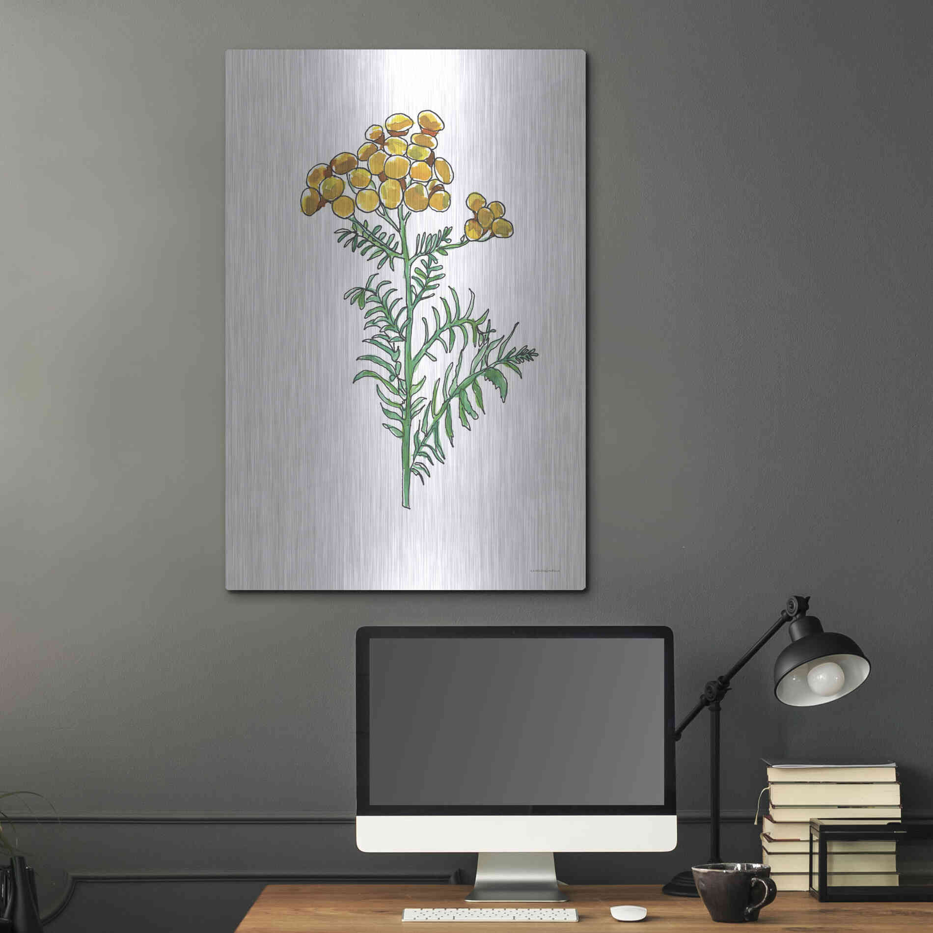 Luxe Metal Art 'Odd Ball' by Kamdon Kreations, Metal Wall Art,24x36