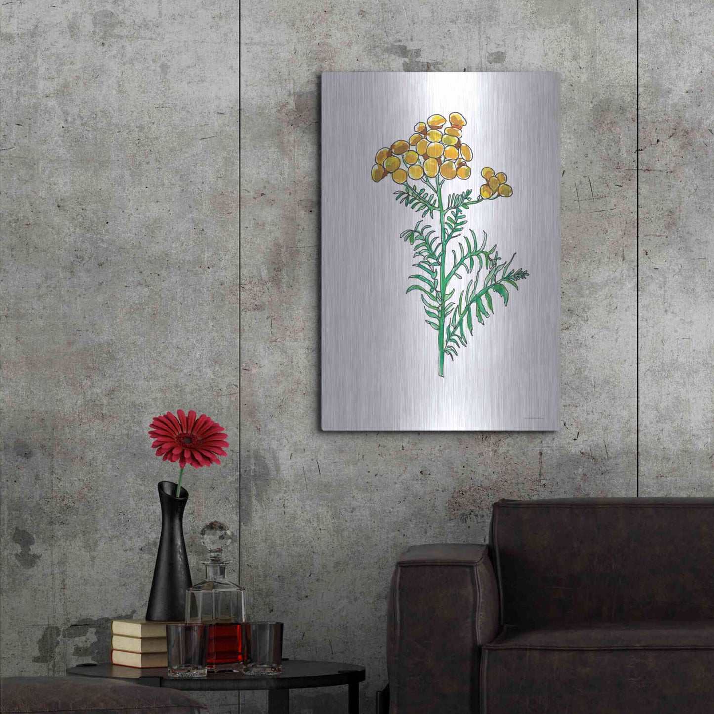 Luxe Metal Art 'Odd Ball' by Kamdon Kreations, Metal Wall Art,24x36