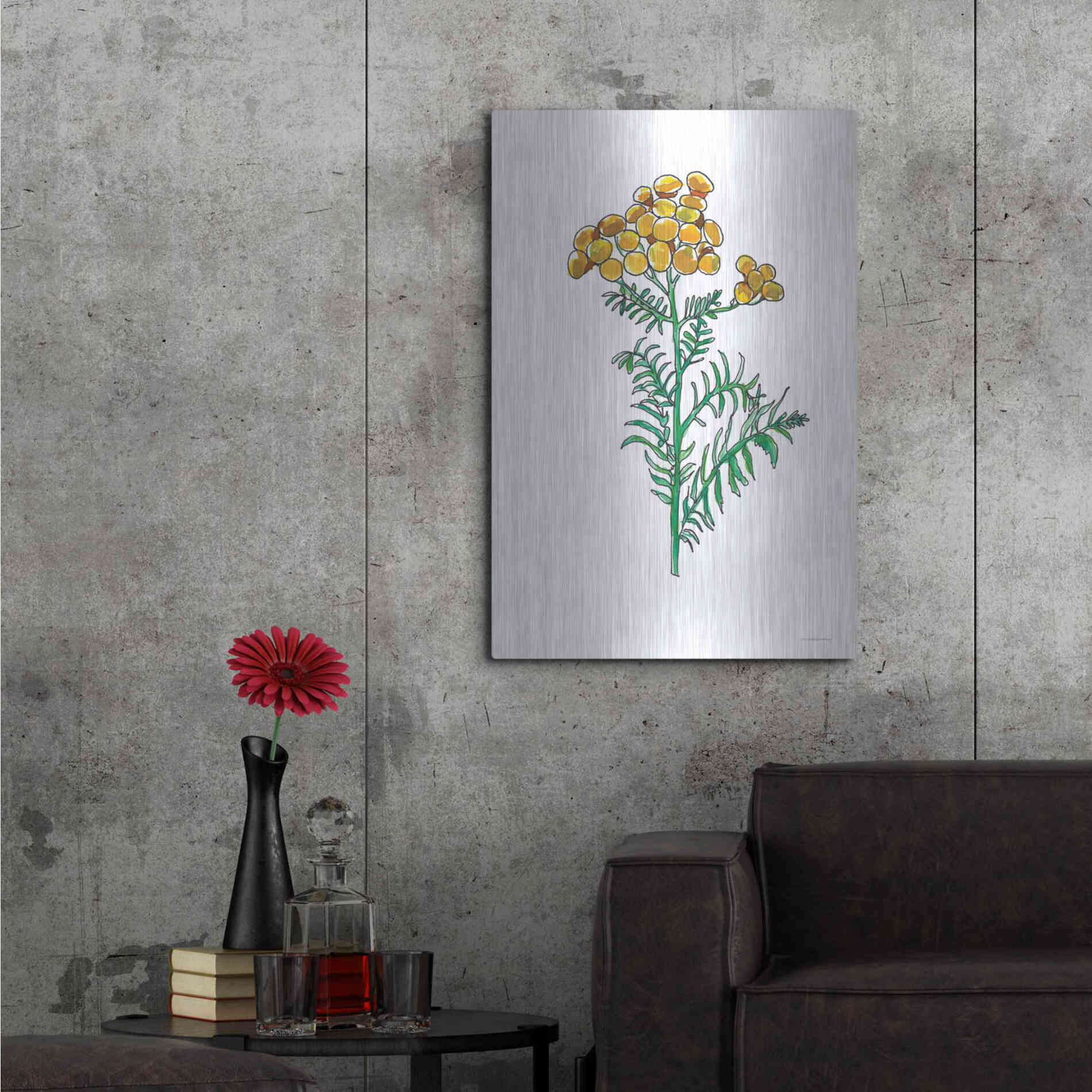 Luxe Metal Art 'Odd Ball' by Kamdon Kreations, Metal Wall Art,24x36