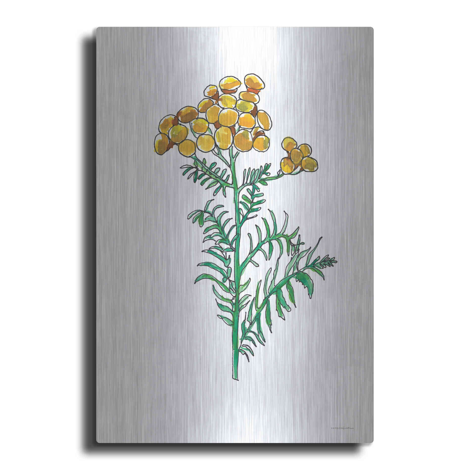 Luxe Metal Art 'Odd Ball' by Kamdon Kreations, Metal Wall Art