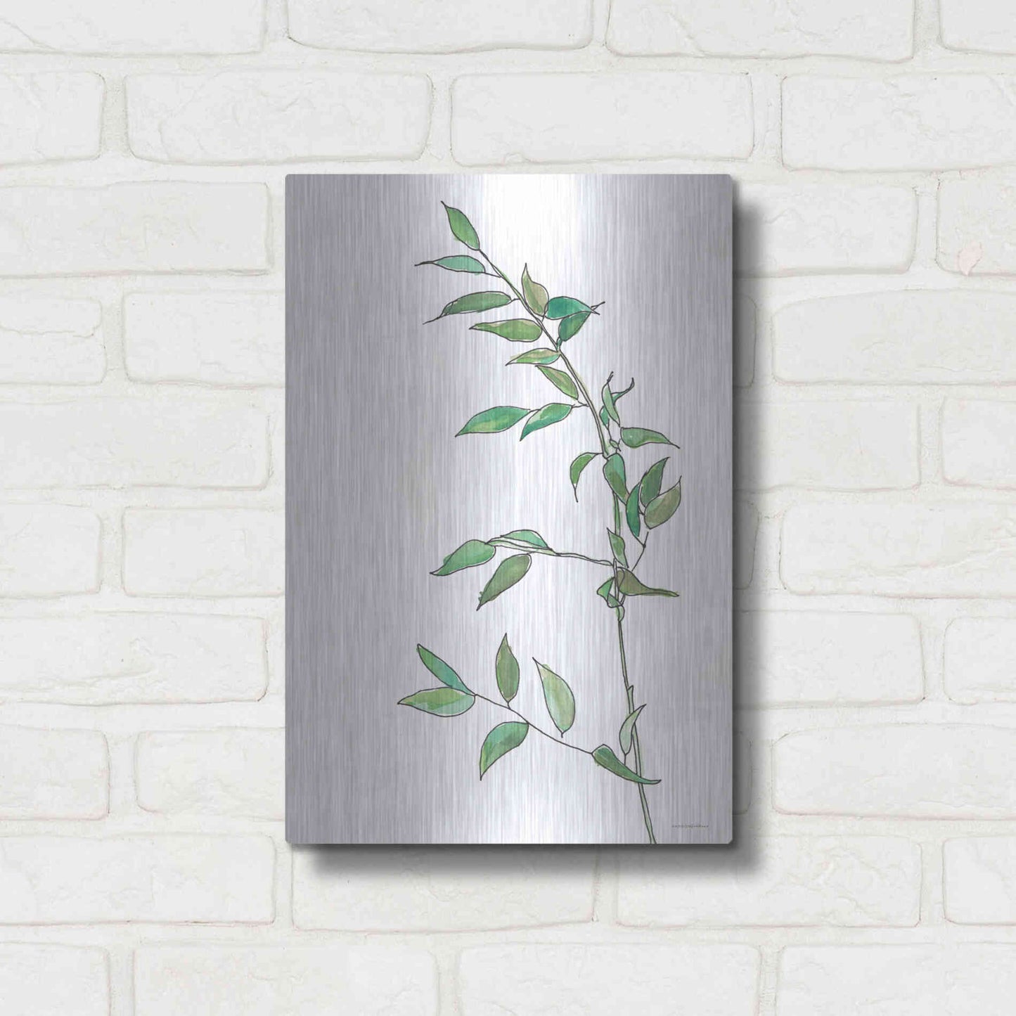 Luxe Metal Art 'Sweet Sway' by Kamdon Kreations, Metal Wall Art,12x16