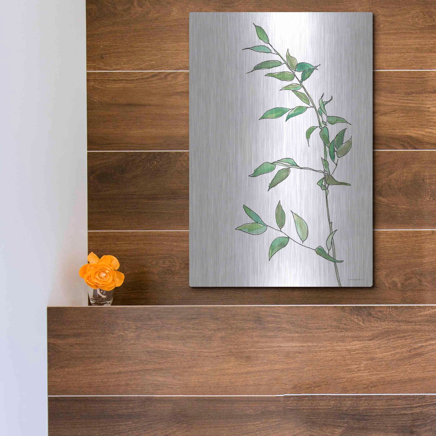 Luxe Metal Art 'Sweet Sway' by Kamdon Kreations, Metal Wall Art,12x16