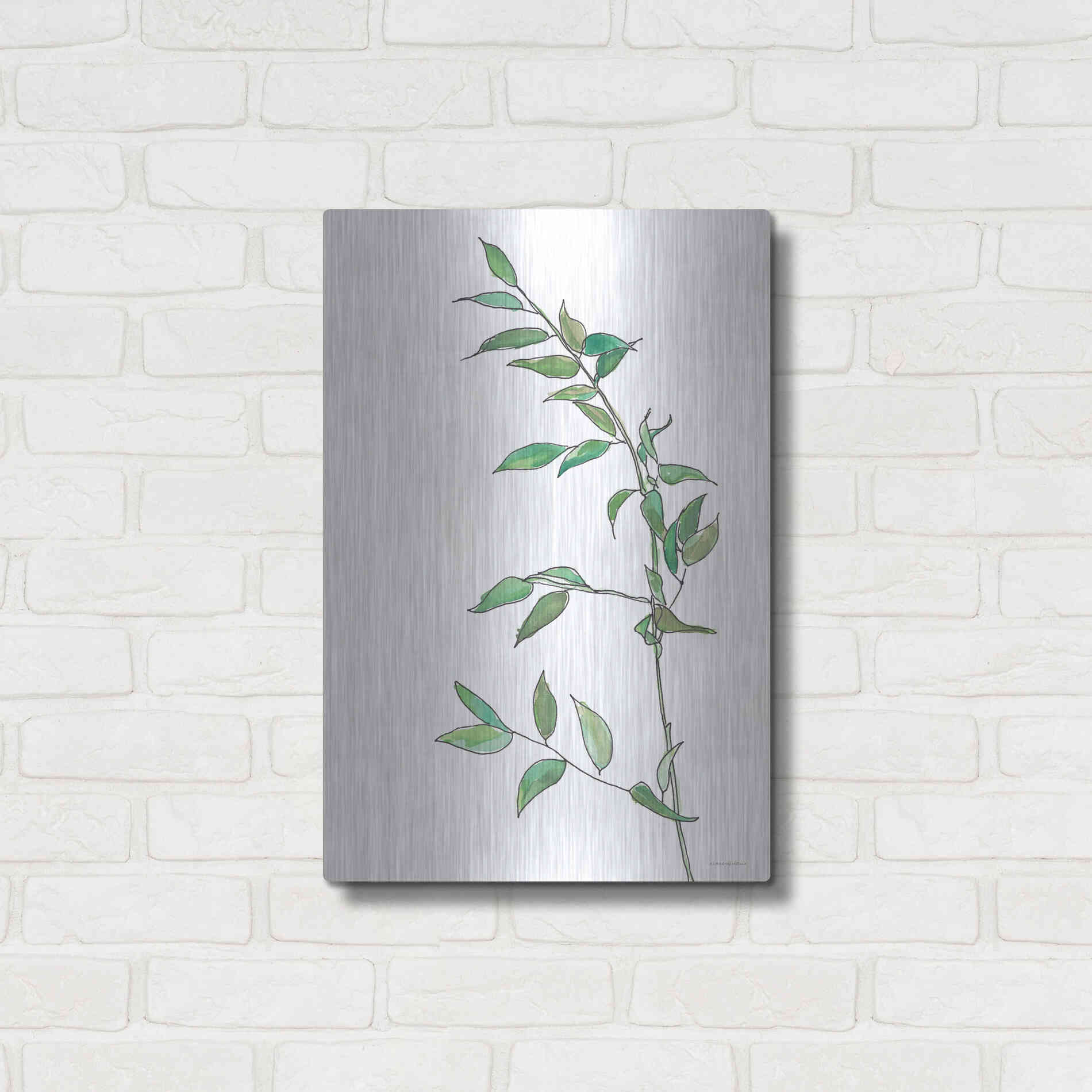 Luxe Metal Art 'Sweet Sway' by Kamdon Kreations, Metal Wall Art,16x24