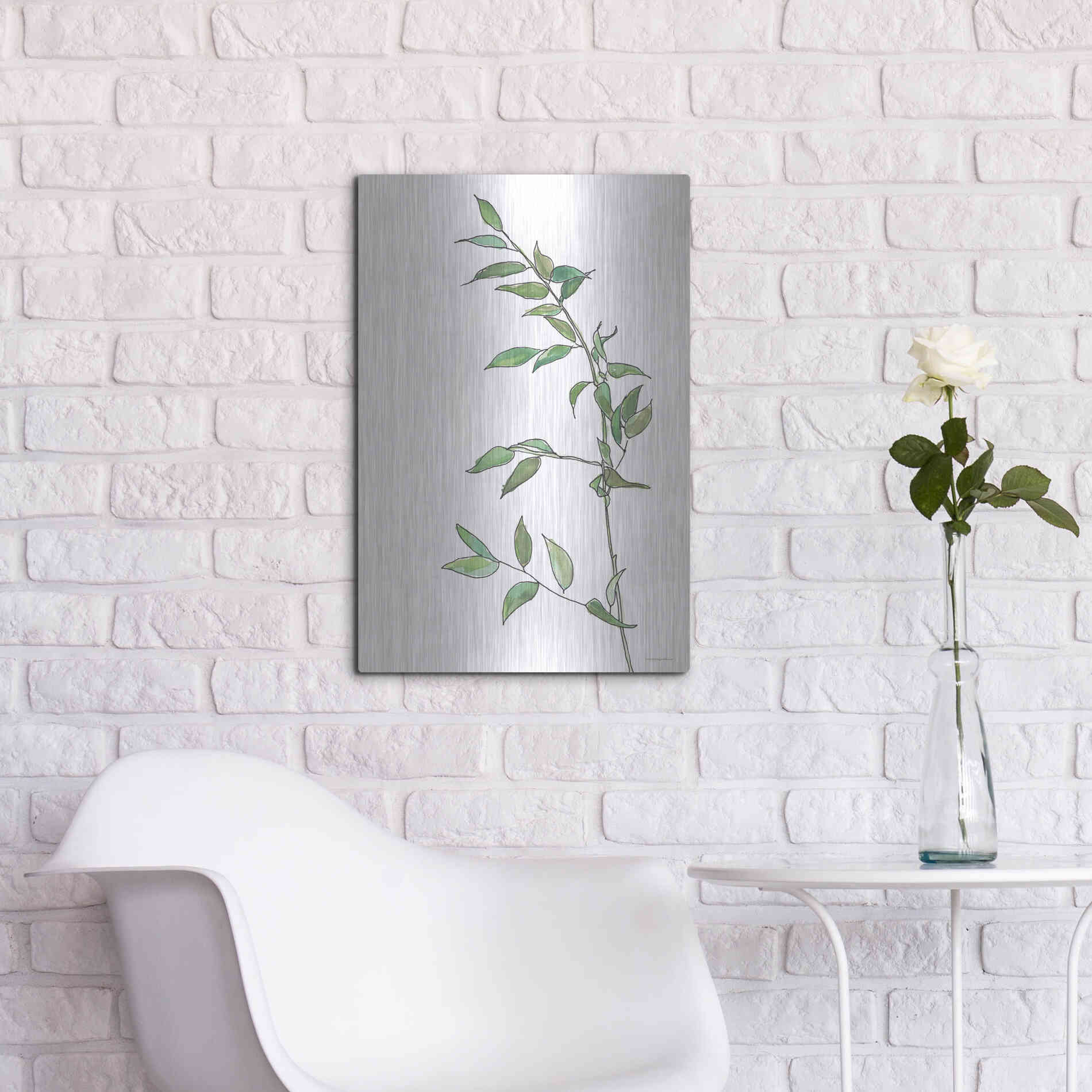 Luxe Metal Art 'Sweet Sway' by Kamdon Kreations, Metal Wall Art,16x24