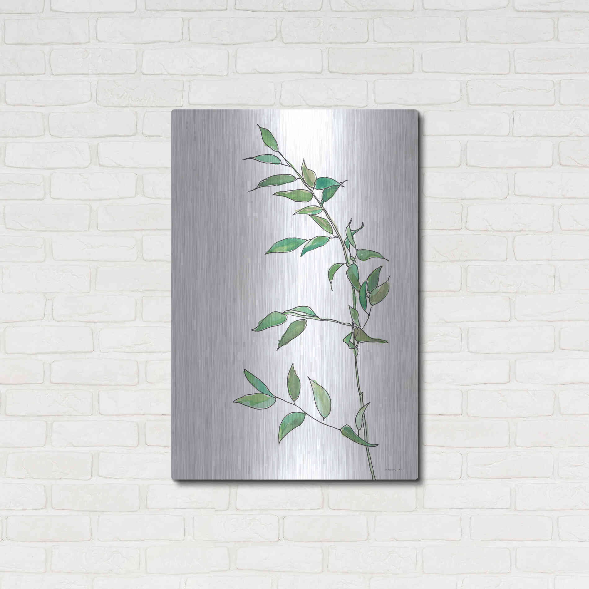 Luxe Metal Art 'Sweet Sway' by Kamdon Kreations, Metal Wall Art,24x36