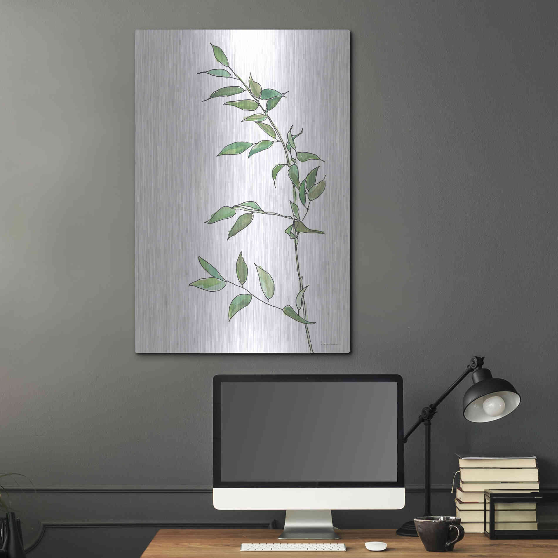Luxe Metal Art 'Sweet Sway' by Kamdon Kreations, Metal Wall Art,24x36