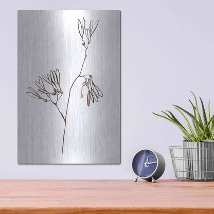 Luxe Metal Art 'A little Split' by Kamdon Kreations, Metal Wall Art,12x16