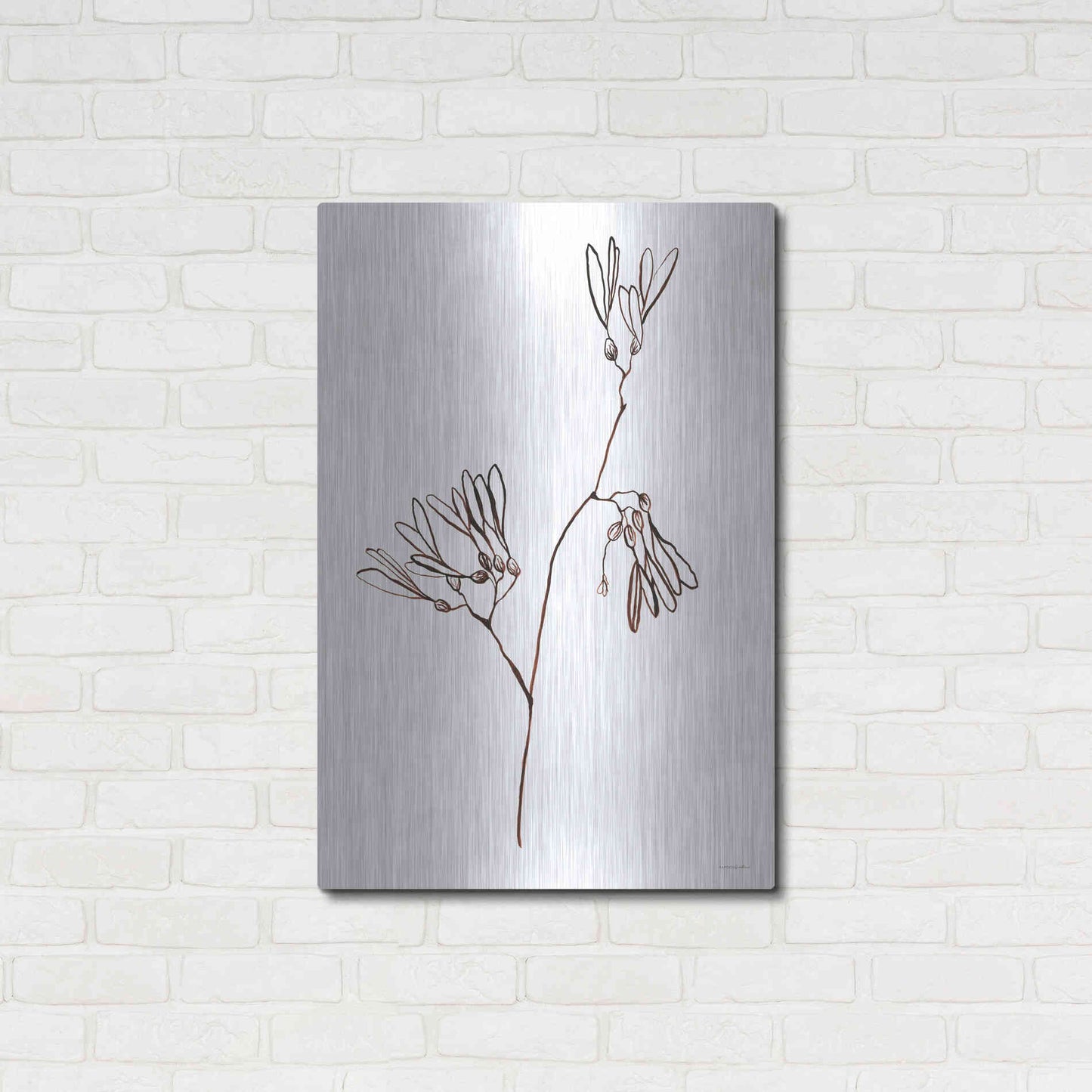 Luxe Metal Art 'A little Split' by Kamdon Kreations, Metal Wall Art,24x36