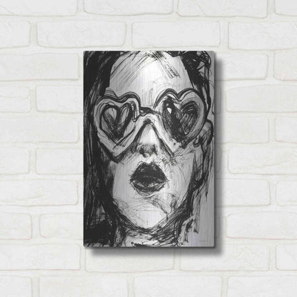 Luxe Metal Art 'Love Goggles' by Kamdon Kreations, Metal Wall Art,12x16
