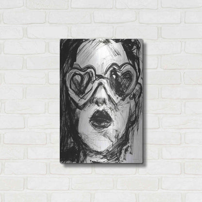 Luxe Metal Art 'Love Goggles' by Kamdon Kreations, Metal Wall Art,16x24