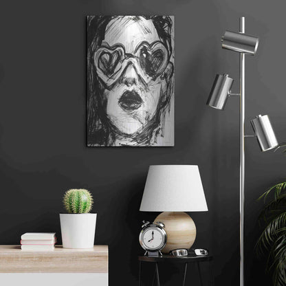 Luxe Metal Art 'Love Goggles' by Kamdon Kreations, Metal Wall Art,16x24