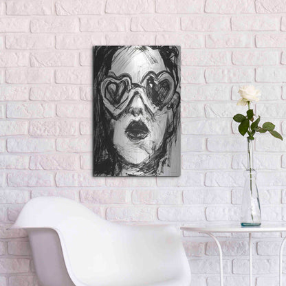 Luxe Metal Art 'Love Goggles' by Kamdon Kreations, Metal Wall Art,16x24