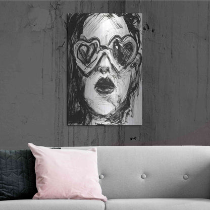 Luxe Metal Art 'Love Goggles' by Kamdon Kreations, Metal Wall Art,24x36