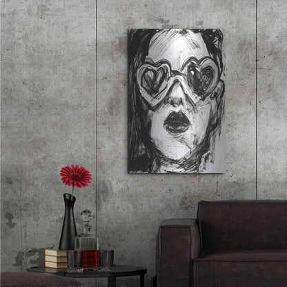 Luxe Metal Art 'Love Goggles' by Kamdon Kreations, Metal Wall Art,24x36