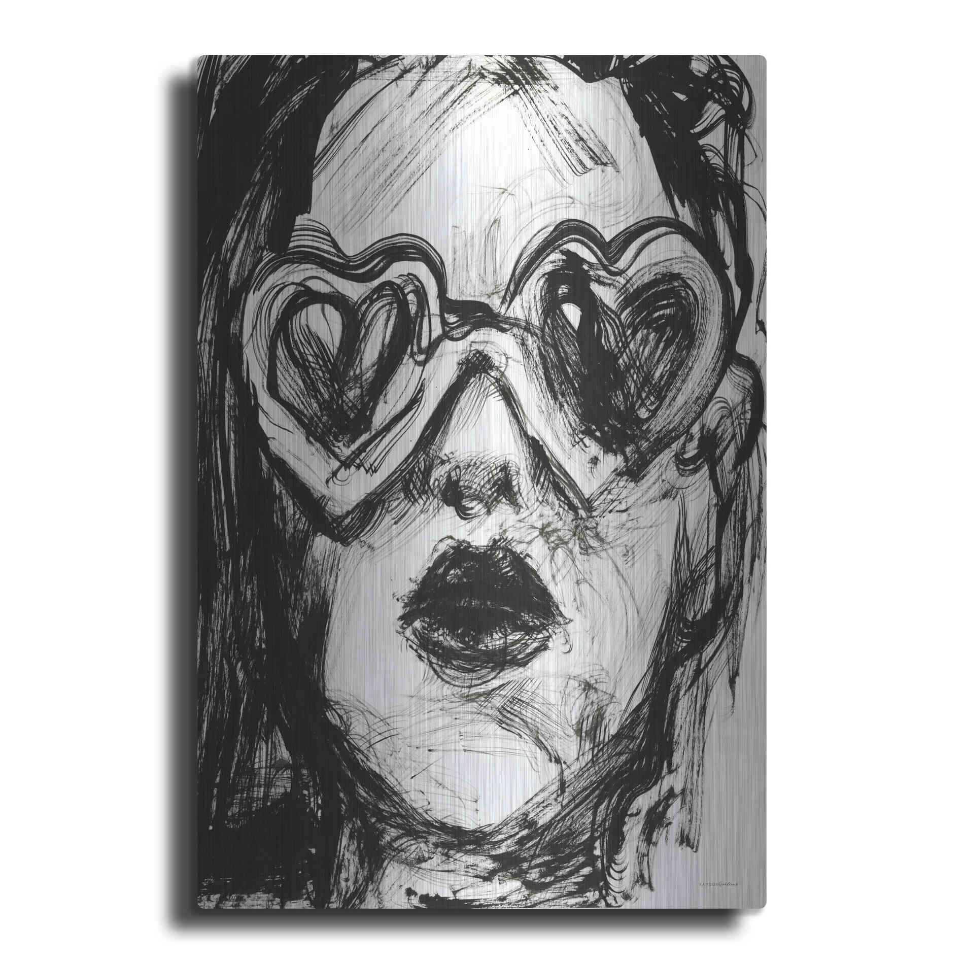 Luxe Metal Art 'Love Goggles' by Kamdon Kreations, Metal Wall Art