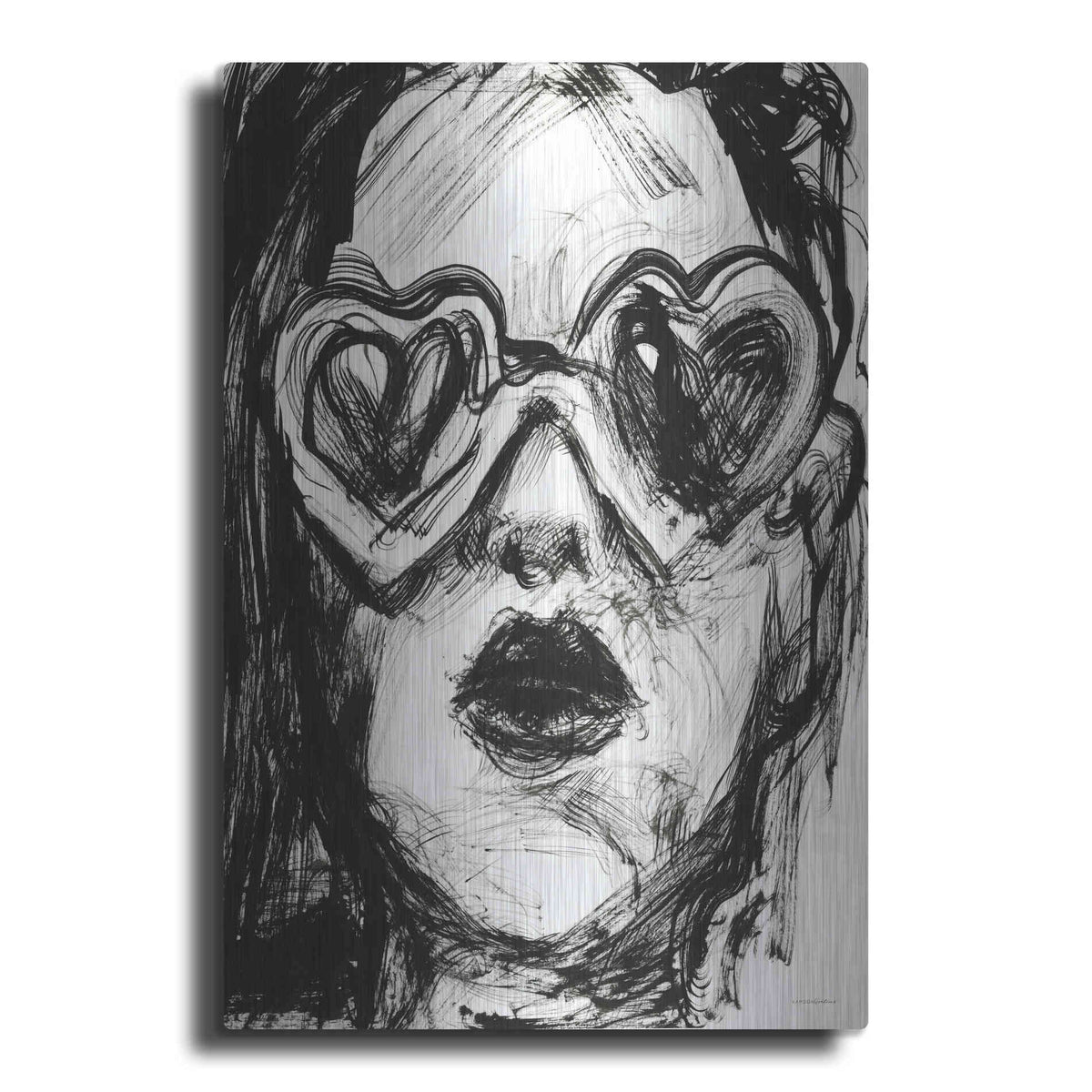 Luxe Metal Art 'Love Goggles' by Kamdon Kreations, Metal Wall Art