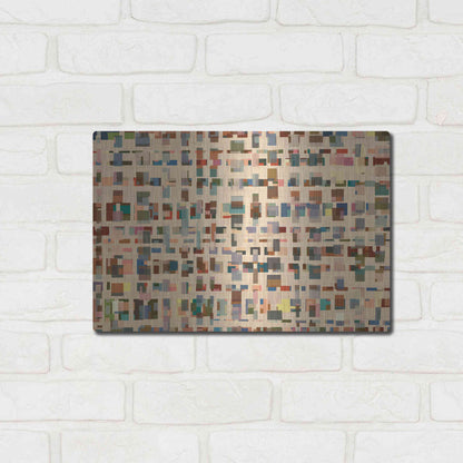 Luxe Metal Art 'From 1st Street to 16th' by Kamdon Kreations, Metal Wall Art,16x12