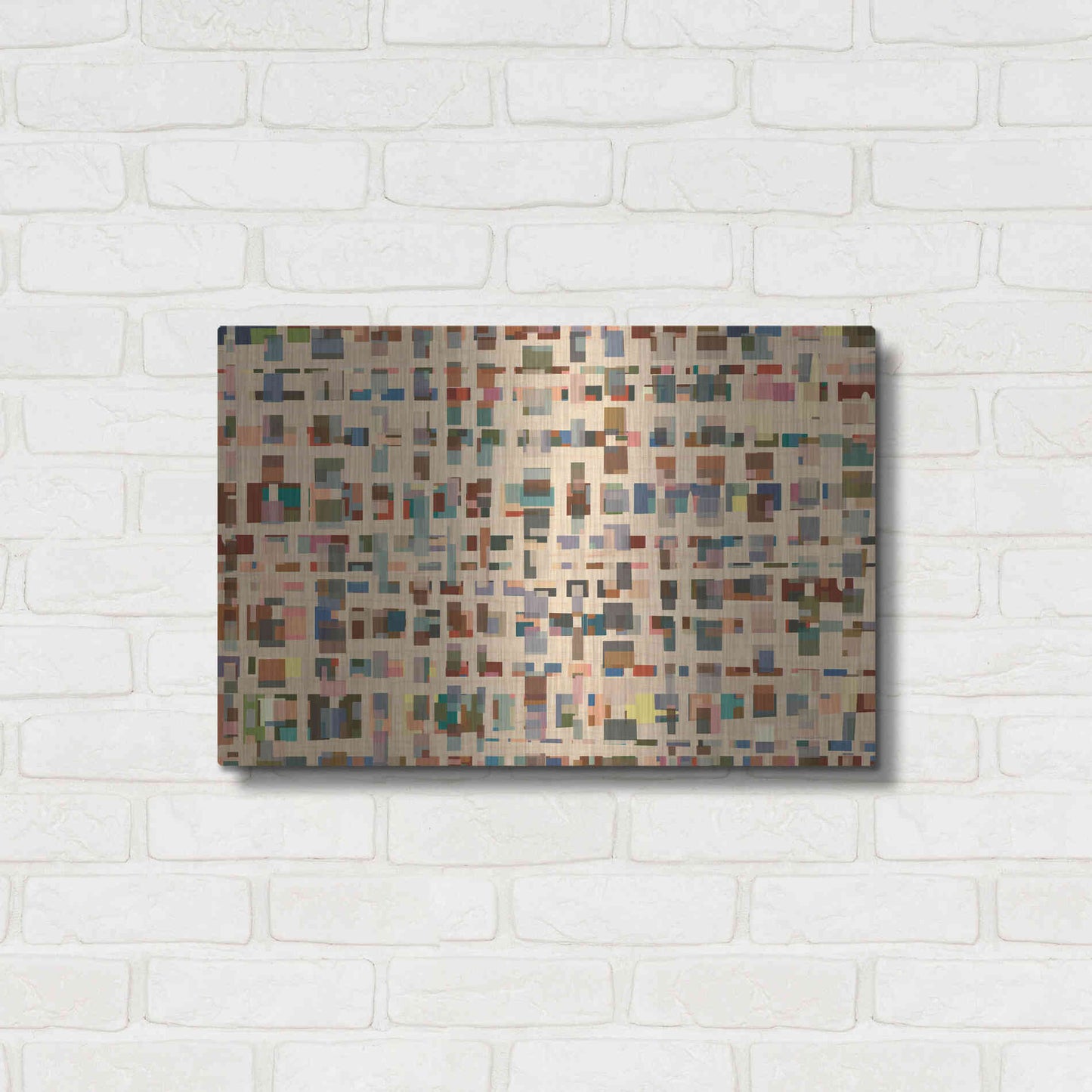 Luxe Metal Art 'From 1st Street to 16th' by Kamdon Kreations, Metal Wall Art,24x16