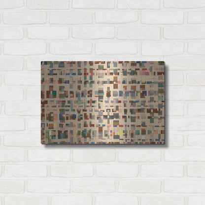 Luxe Metal Art 'From 1st Street to 16th' by Kamdon Kreations, Metal Wall Art,24x16