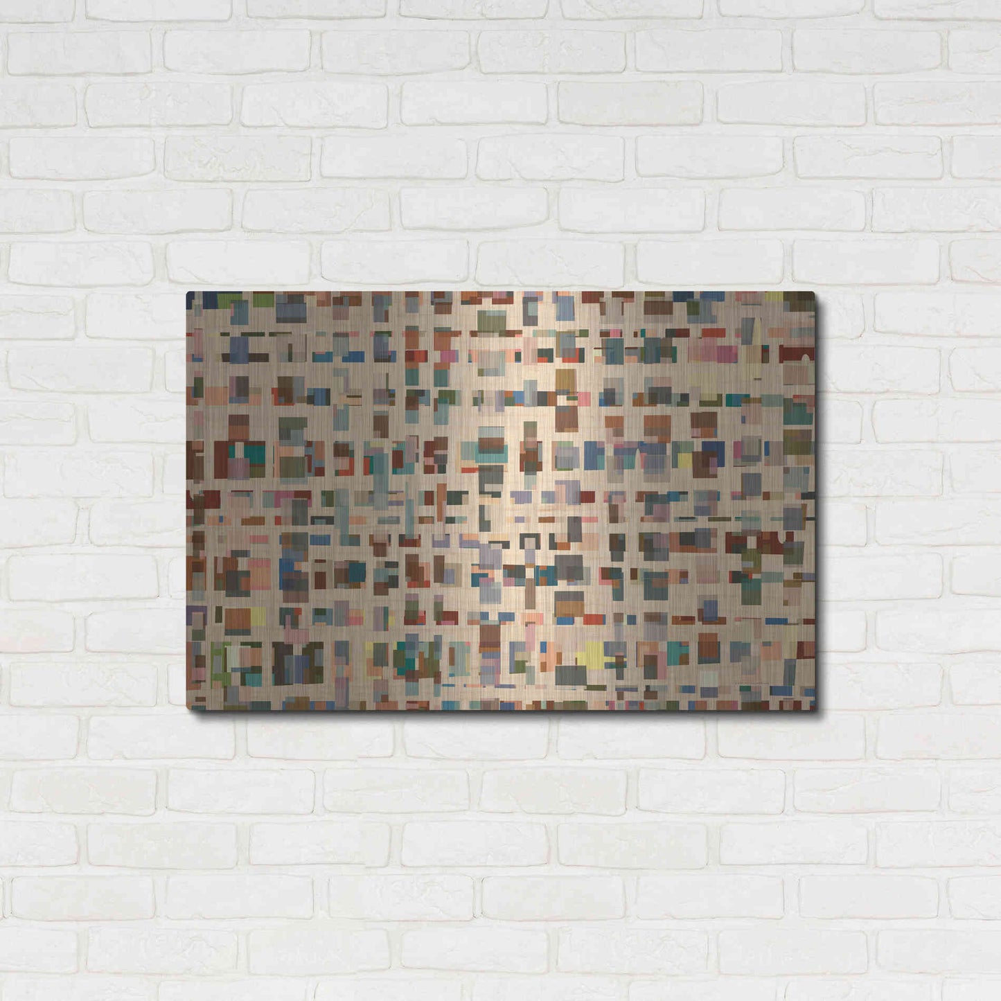 Luxe Metal Art 'From 1st Street to 16th' by Kamdon Kreations, Metal Wall Art,36x24